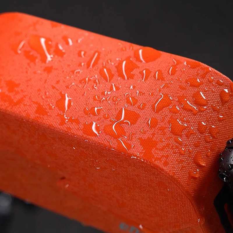 Bicycle Bag with Magnetic cover Road Bike Top Tube Bag Waterproof cycling Front Tube flap Pouch Mountain Road bike accessorie H251029