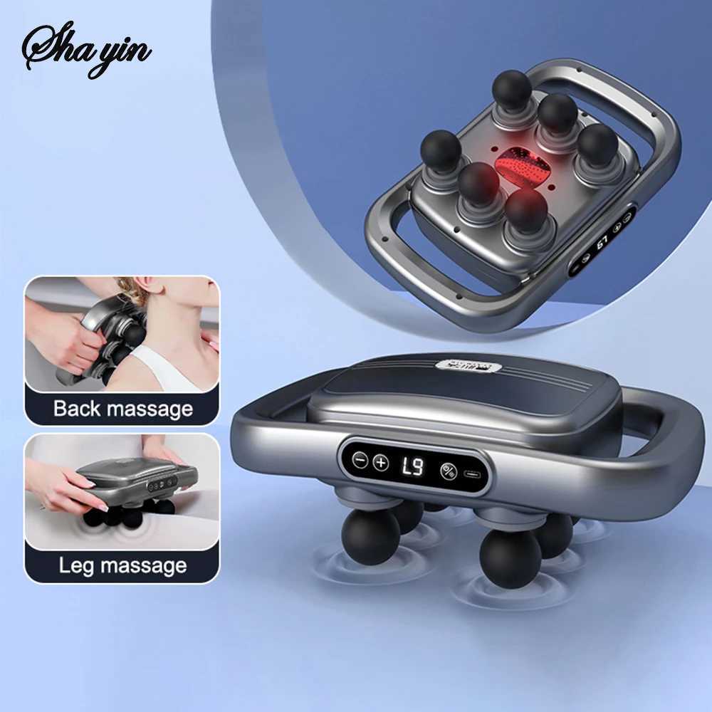 612Head Deep Muscle Massager Gun HighFrequency Vibration Fascia Therapy with for Relaxation And Back Pain Relief J251030