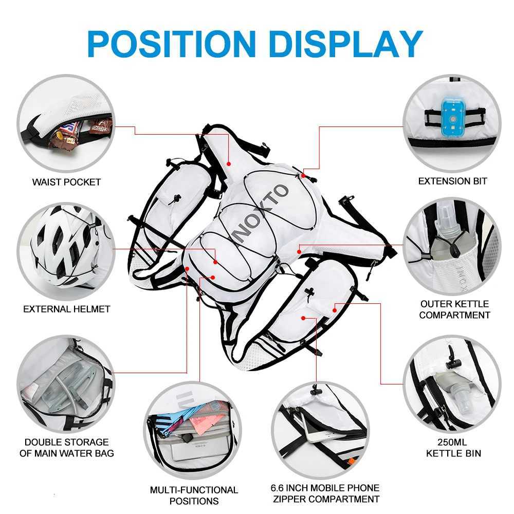 INOXTO 12L Cycling Bag Mens Women Riding Waterproof Breathable Bicycle BackpackBicycle Water BagBicycle helmet H251029