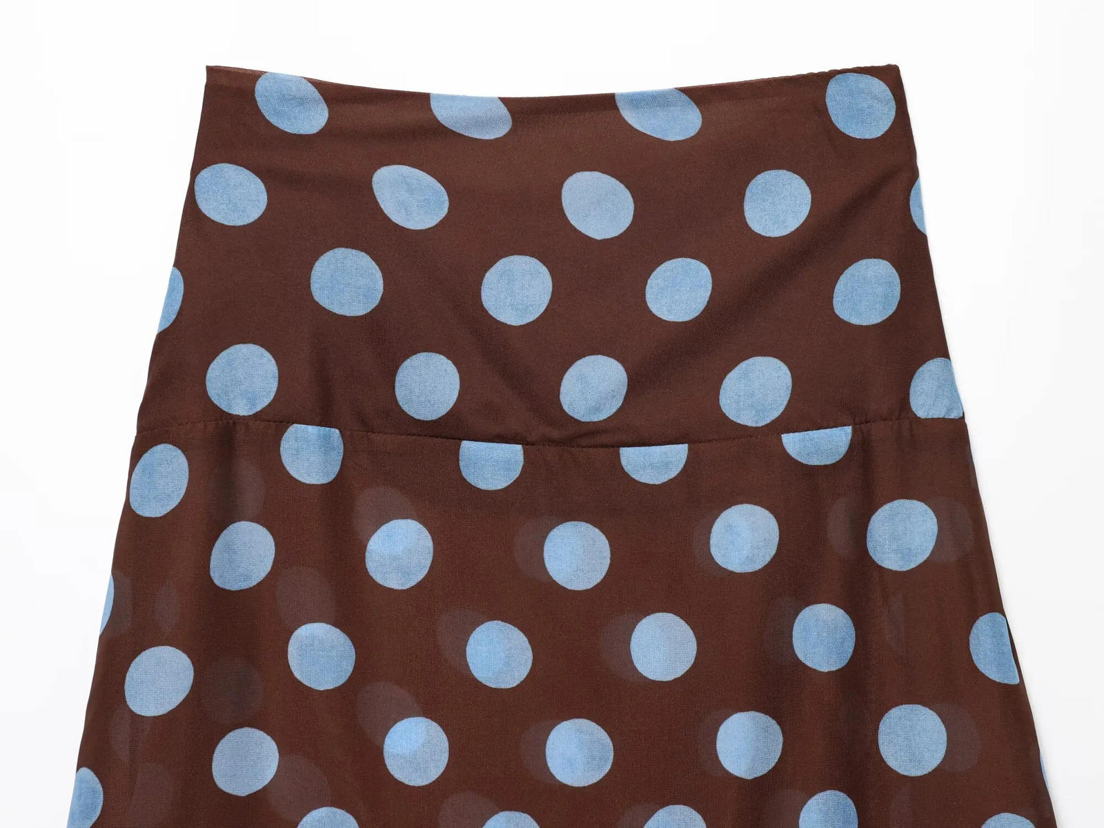 2025 Elegant Women Fashion Polka Dots Print Hem Irregular Midi Skirt Faldas Mujer Female Summer Side Zipper Slim Skirts QUN9329 251028