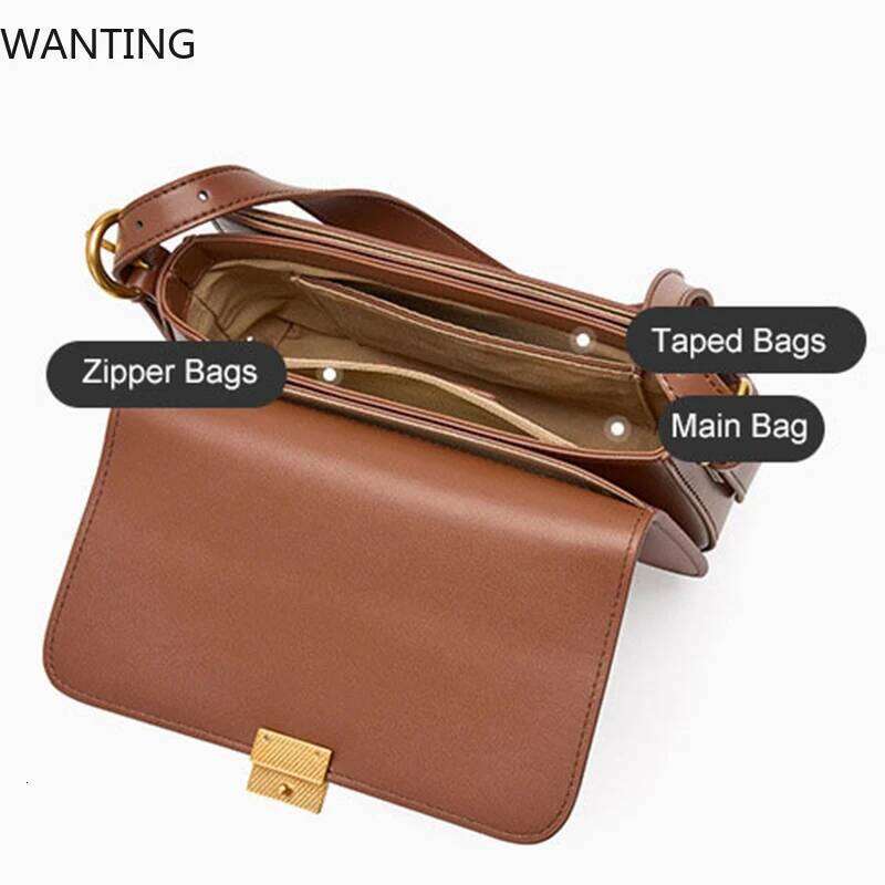 Cowhide Women's 2025 New Genuine Leather Fashion Women Shoulder Bags High Quality Female Crossbody Bag 2126