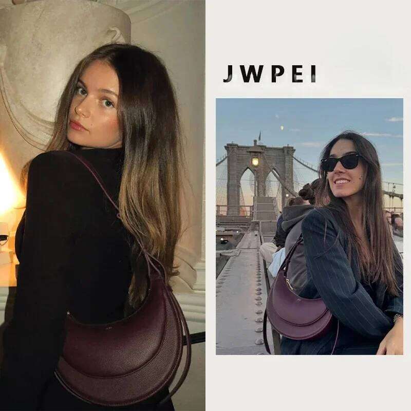 Designer Bags JW PEI Half Moon Crossbody Commuter Niche Women's Exquisite Underarm Bag Hot Selling