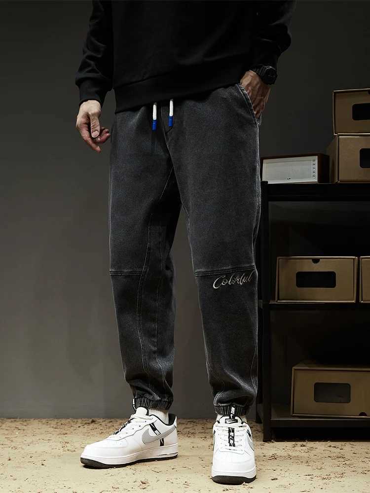 2025 Autumn New Baggy Jeans Men Streetwear Denim Jogger Pants Men Loose Fit Stretch Cargo Jeans Trousers J251030