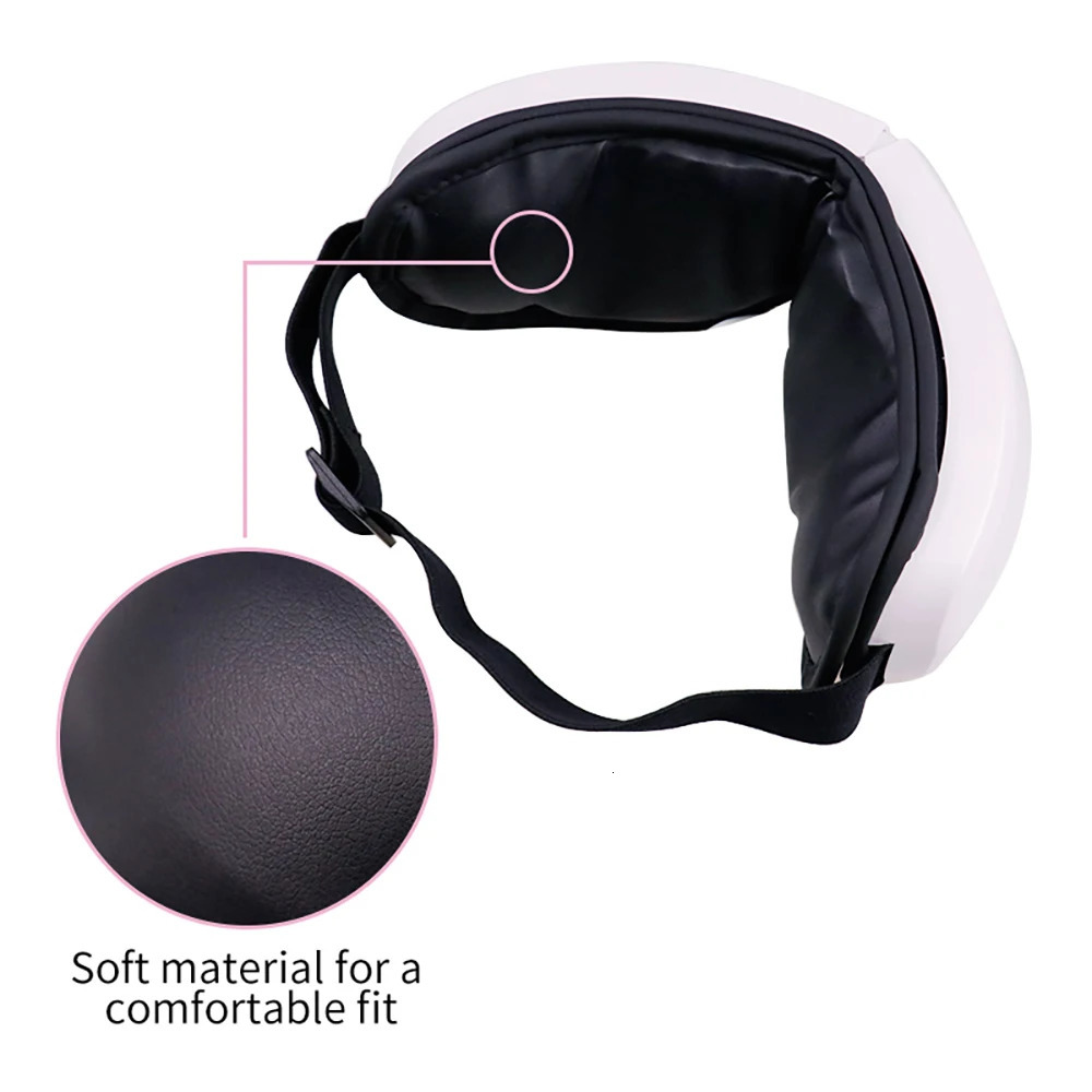 6D Smart Eye Massager Vibration Airbag Compress Eye Care Instrument Bluetooth Music Eye Massage Glasses Eye Relax Fatigue 251027