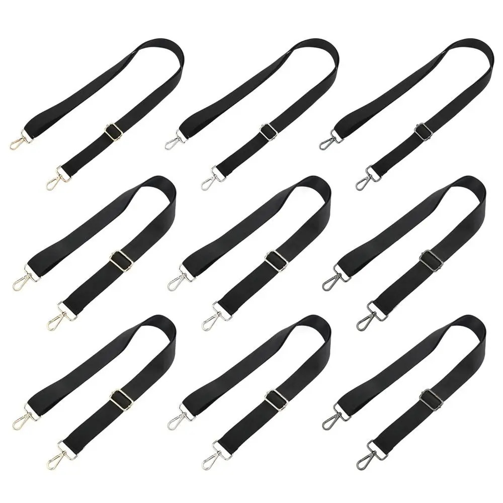 Fashion Black Nylon Shoulder Bag Strap Adjustable Replacement Detachable Belt for Women Men Messenger Bags Handle Handbag Belt 251030