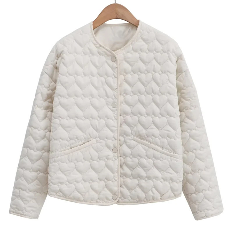 HXAO Womens Winter Jacket Autumn Outerwears Quilted Woman Coat Black White Lightweight Padded Jackets Parkas 251028