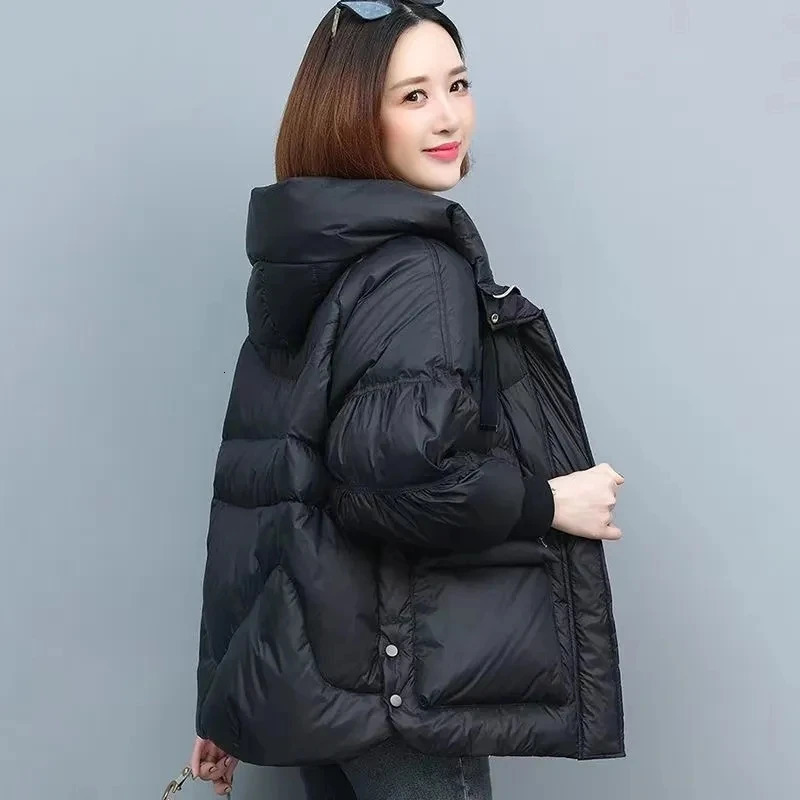 Winter Clothe Basic Jackets Warm Thick Down Cotton Jacket Female Short Hooded Fashion PaddedCotton Parkas Mujer 2 251015