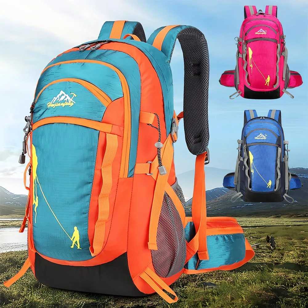 40L Hiking Backpack Lightweight Travel Backpack Camping Essentials Bag Outdoor Sport Daypack for Men Women Trekking Hunting H251029