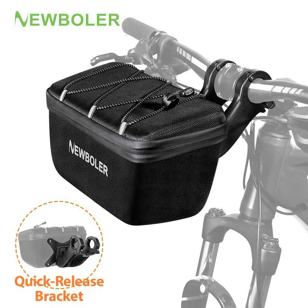 NEWBOLER Multifunctional Bike Front Bag 25L Waterproof Cycling Head Bag EVA Hard Shell Bicycle Handlebar Bag Cycling Accessorie H251029
