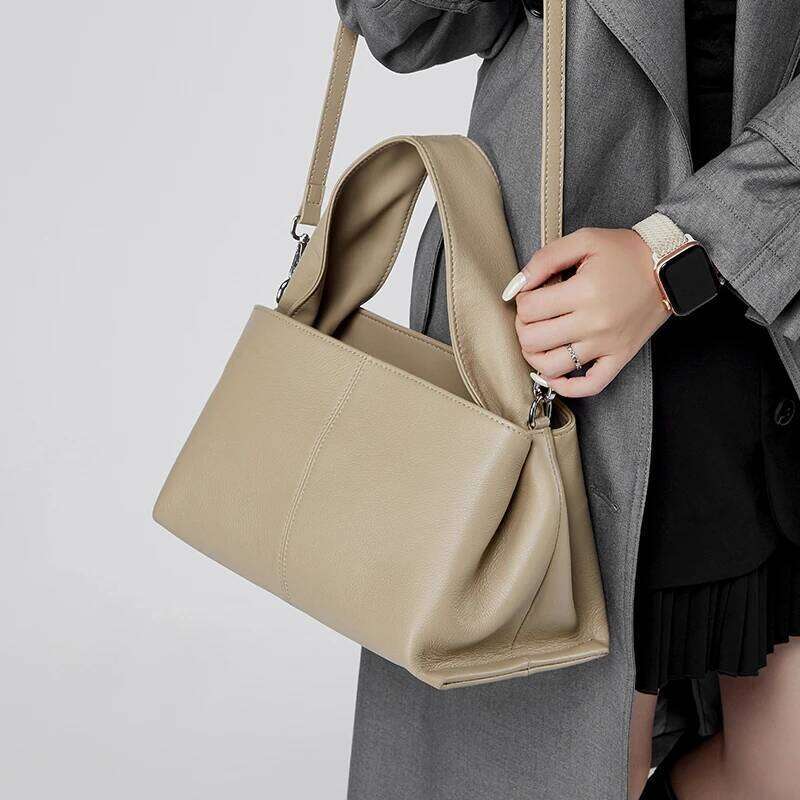 Designer bag 52 Hifashion Cowhide Genuine Leather Tote Handbags For Women 2025 Designer Cloud Hobo Work Ladies Shoulder Crossbody Bags