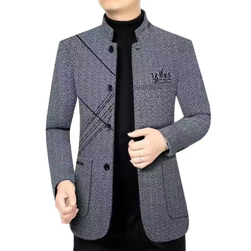 Men's Designer Coat Autumn New High-quality Youth Suit Jacket Stand Collar Casual Coat Men's Top