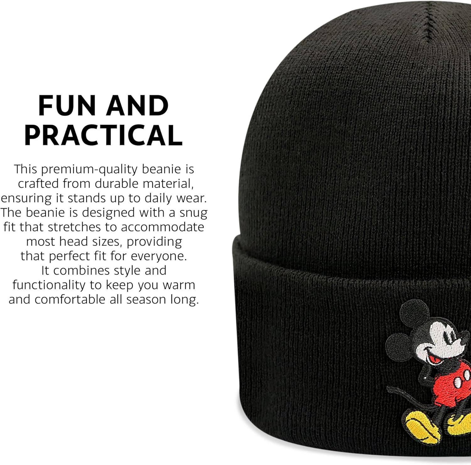 Mickey Mouse Beanie Hat Men women Knit cap Disney skull hats Sunhat Fashion Hats Cartoon Caps