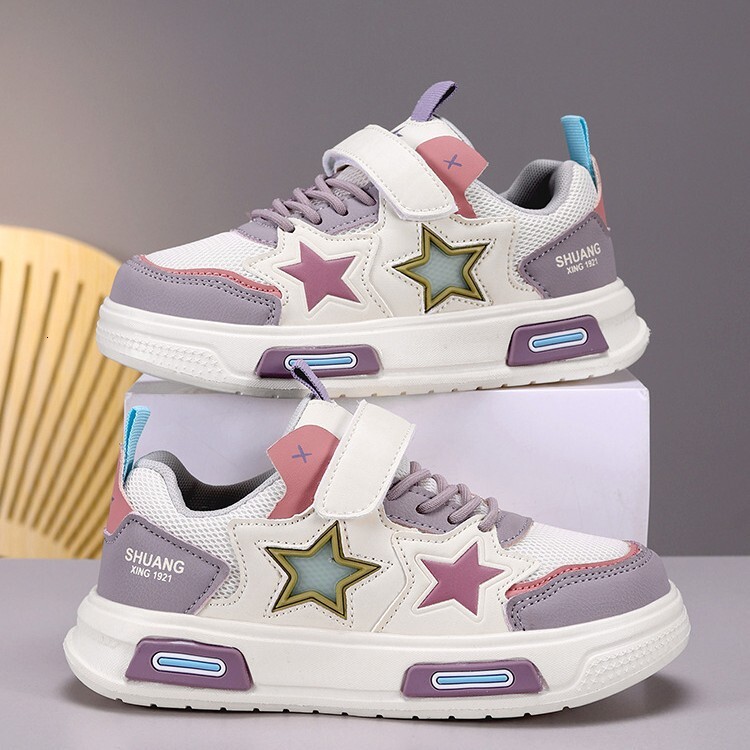 Children's shoe designer fashionable breathable sports shoes casual style new Mid Autumn Festival children's spring and autumn styles wear-r