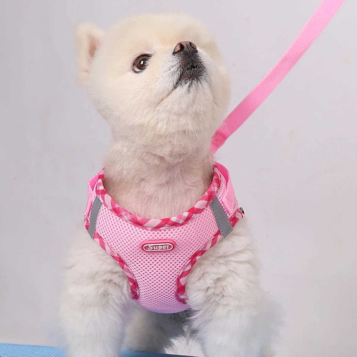 1pc Dog Harness AntiPull Pet Harness Adjustable Easy to Control Suitable for Small Medium Dogs J251129