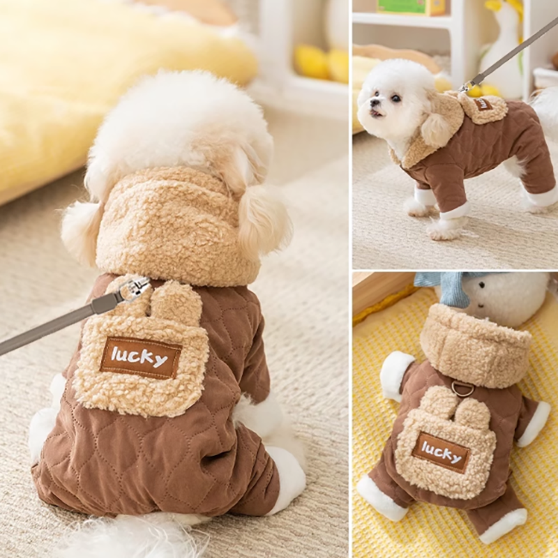 Dogs Cotton Coats for Bichon Frises, Poodles Schnauzers and Small to Medium Sized Dogs Pet Apparel for Autumn and Winter Clothes for Puppies