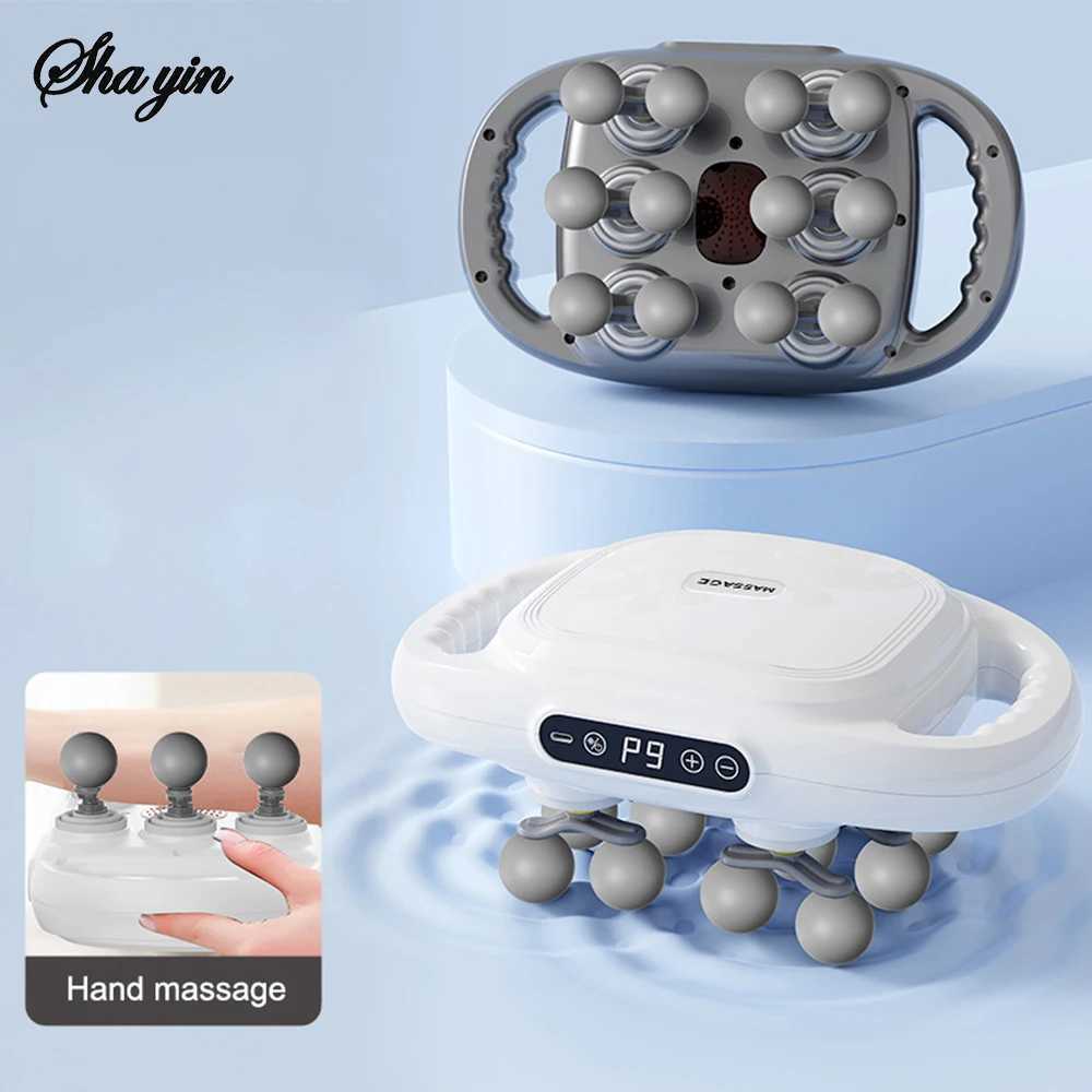 612Head Deep Muscle Massager Gun HighFrequency Vibration Fascia Therapy with for Relaxation And Back Pain Relief J251030