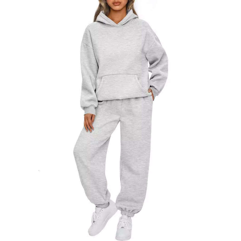 2025 Autumn and Winter New Women's 2-piece Casual Hoodie Sportswear Long Pants Set
