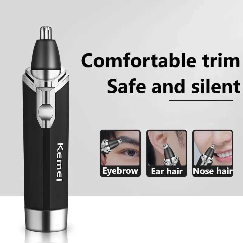 Kemei New Electric Nose Hair Trimmer Safe Face Care Razor For Men Washed Nose Ear Trimmer Hair Removal Machine M251030