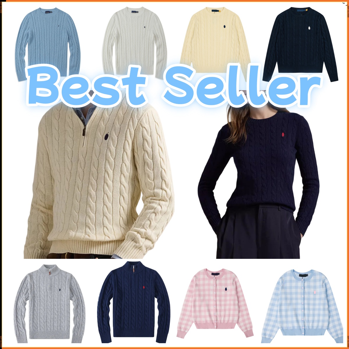 designer polo mens sweater quarter zip maglione uomo pull homme designer sweater men polo sweater sleeve crew neck pullover warm sweaters designer polo sweater