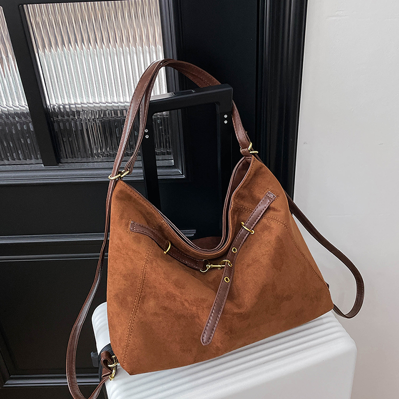 2025 Spring New Women's Fashion Large Capacity Synthetic Leather Handbag, Casual Simple Classic Work Shoulder Bag, Student Fashion Crossbody Bag