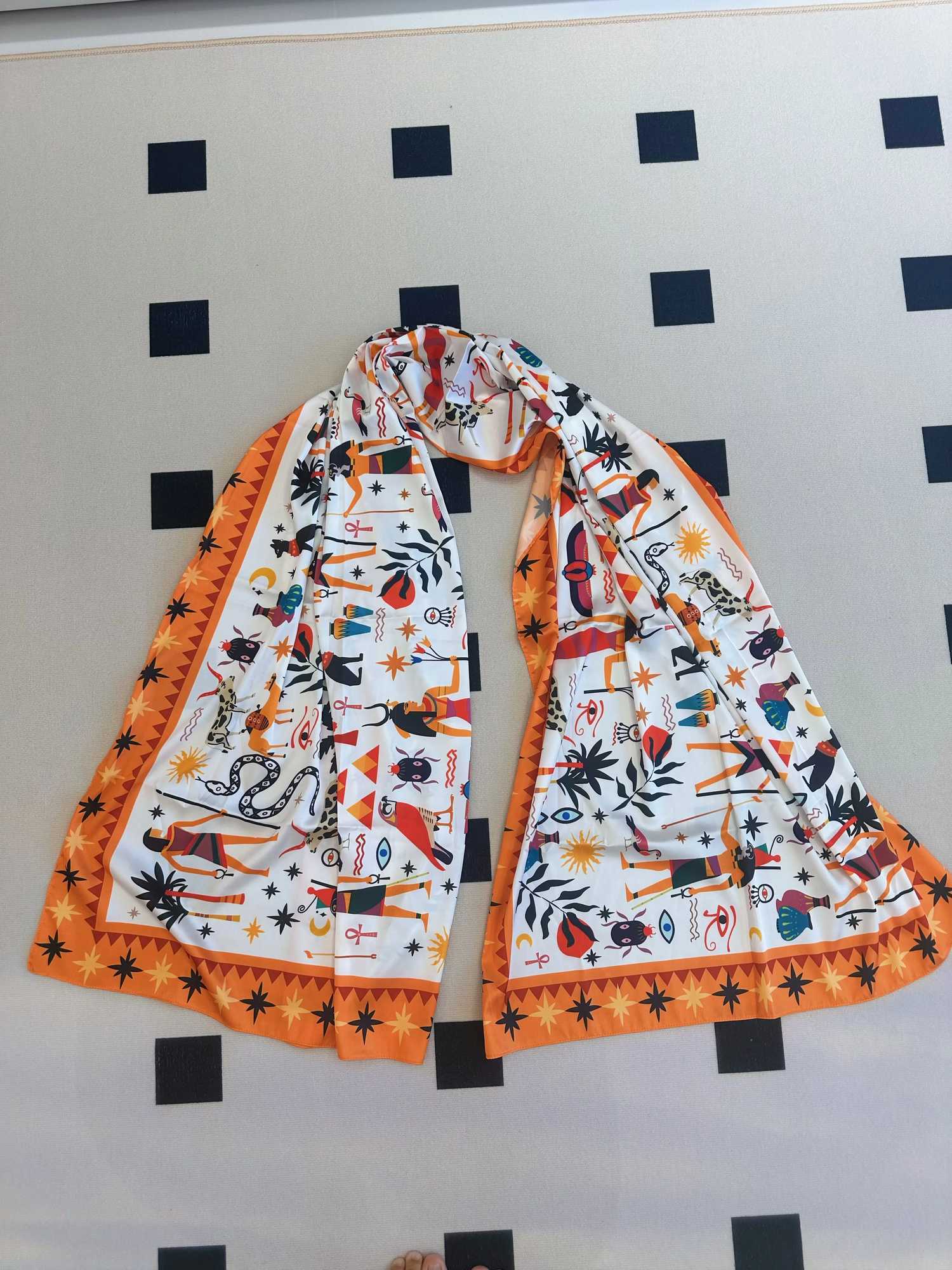 Bohemian Style Womens Shawl Vintage Luxury Scarf For Woman Hair ScarfW251029