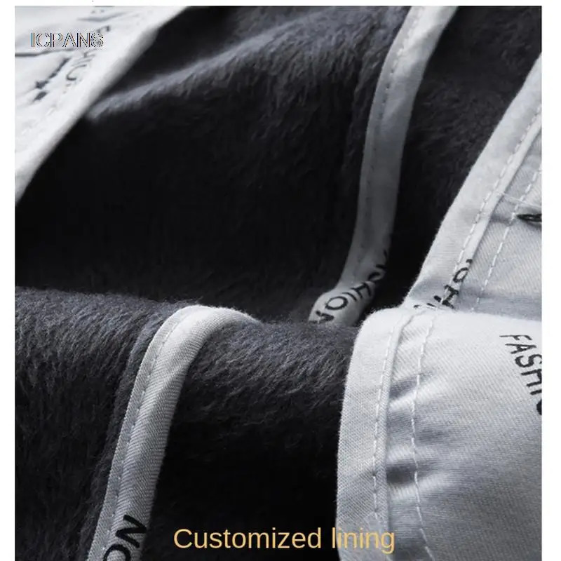 Warm Fleece Suit Pants Men Clothing Straight Regular Black Thick Winter Trousers For Men Business Formal Dress Casual Pants 251028