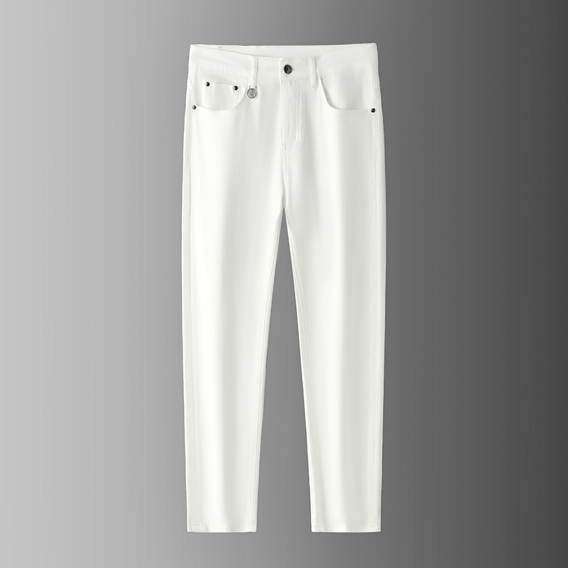 Fitted Straight-Leg Fashion Jeans in Two Colors Available 503