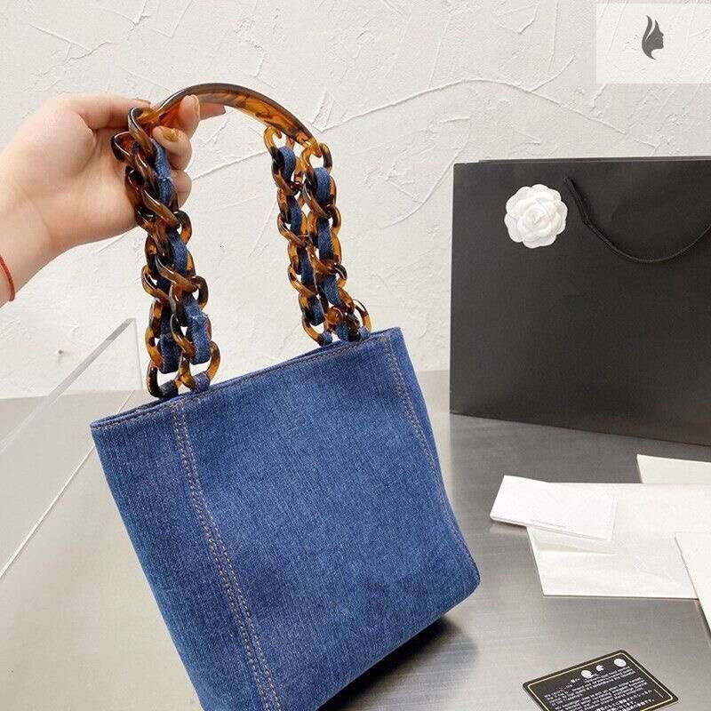 Luxury Handbag Women's Bags 2025 New Cowboy Vintage Tote Single Shoulder Handbag Casual Versatile Large Capacity Glass Chain Bag For Women Handba