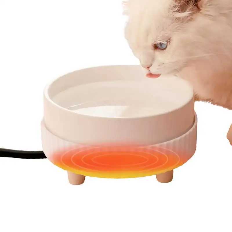 Water Indoor Container Thermal Pet USB dog Dispenser Bowl Heated Rechargeable cat Food Drinking Supplies J251113