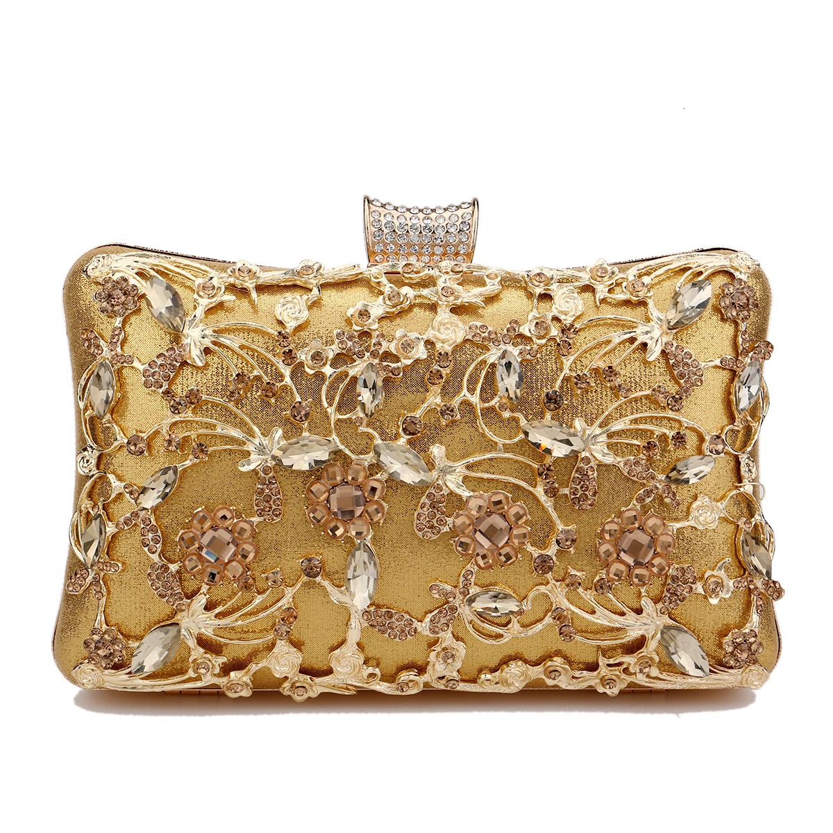 Arrival Women Day Clutch Hollow Out Style Diamonds Party Evening Bags Pink Mixed Color Wedding Bridal Handbags With Chain 251023