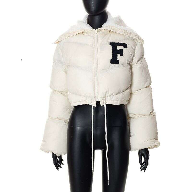 Women's Clothing Autumn And Winter Polar Fleece Warm Splicing Fur Collar Jacket Cotton Clothes