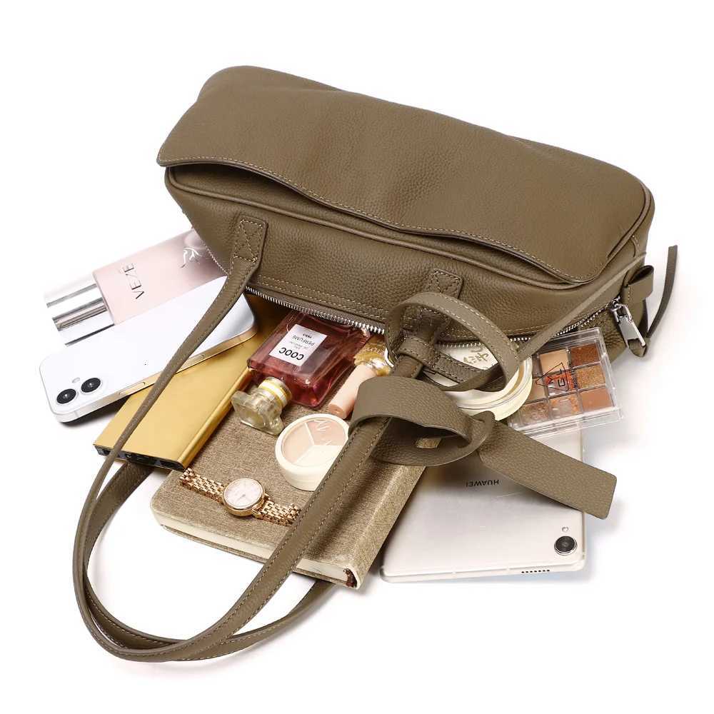 Designer bag Genuine Cow Leather Fi Wens Shoder Bag Travel Tote Luxury Desiger Brand Ladies Handbag Armpit Purse Cowhide New Y251029