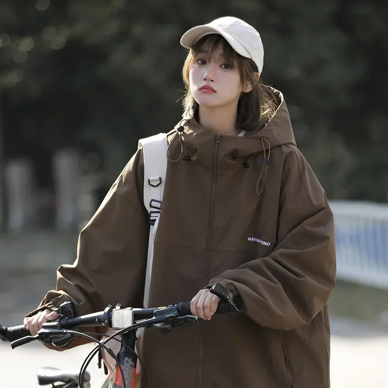 Autumn Women Japanese Baseball Windbreaker Jackets Long Sleeve Single Outerwear Coat High Street Harajuku Fashion Bomber Jacket 251029