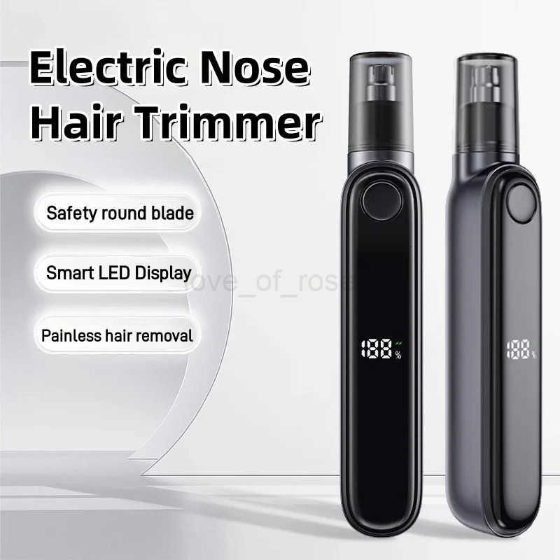 Electric Nose Hair Trimmer 3in1 Mens Rechargeable Ear And Nose Hair Trimmer To Clean Nostrils Remove Nose Hair Alloy Blade Z251030