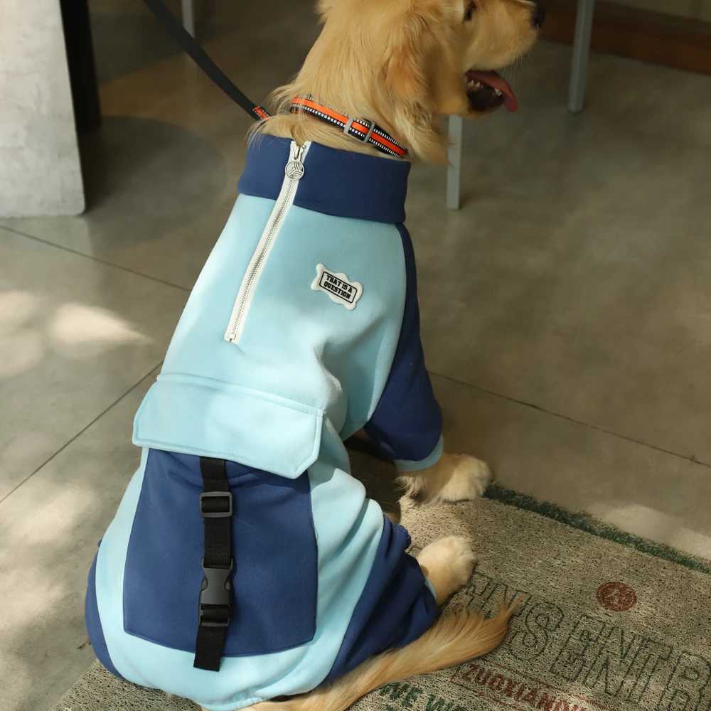 HOOPET Sporting Dog et Four Feet Clothes for Dogs Labrador Retriever Golden Retriever Autumn Big Dog Coat with Zipper Warm C251030