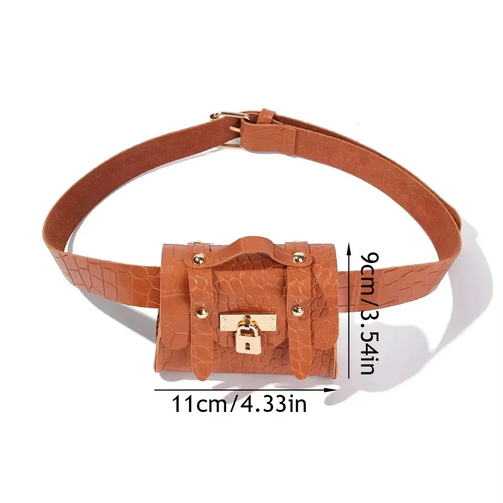 Fashion Print Mini Waist Bag Women Small Crossbody Girdle Bag Portable Coin Purse Girl Wallet Clothing Accessories 251023