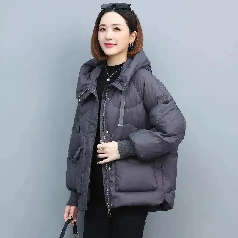 Winter Clothe Basic Jackets Warm Thick Down Cotton Jacket Female Short Hooded Fashion PaddedCotton Parkas Mujer 2 251015