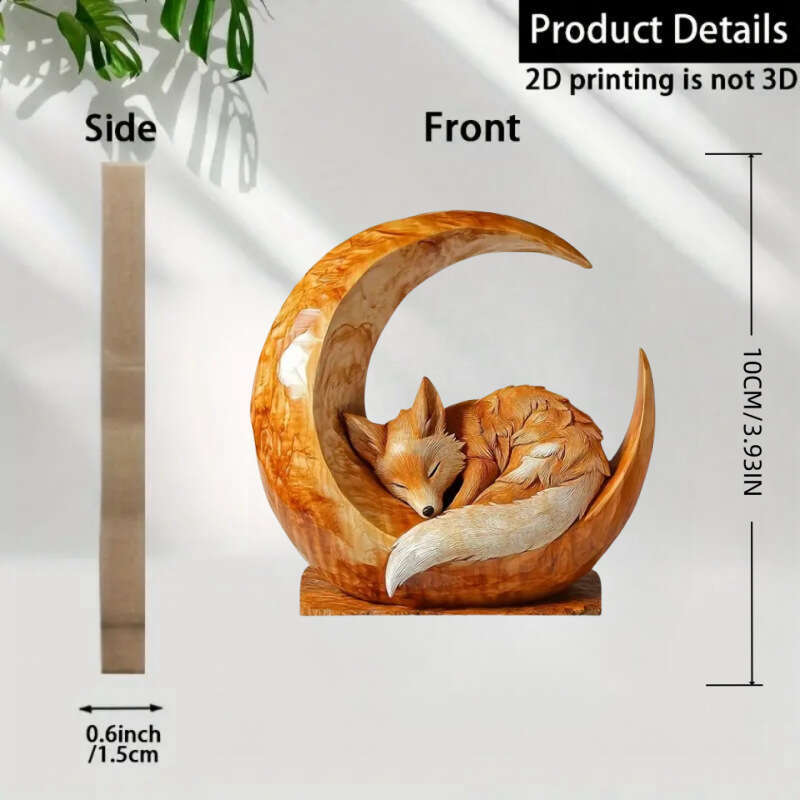 2D Flat Wooden Ornament Decoration for Desktop Entryway Home Decor 7