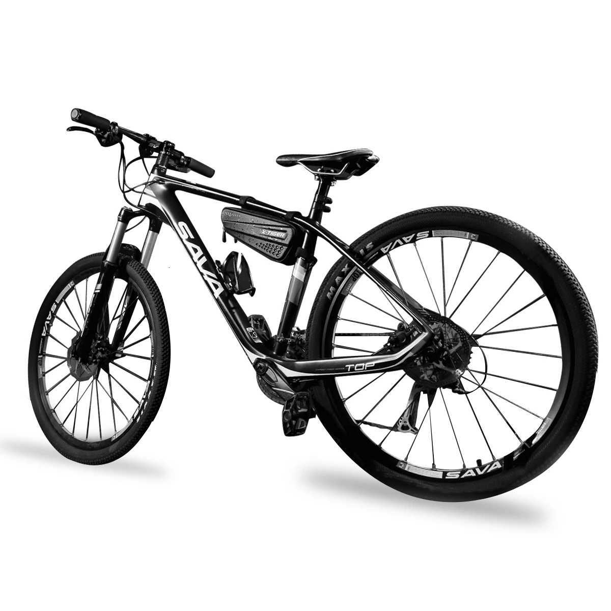XTIGER Waterproof Bicycle Bag Reflective Mountain Bike Top Tube Bag 12L Large Capacity Shockproof MTB Bicycle Bag Accessories H251029