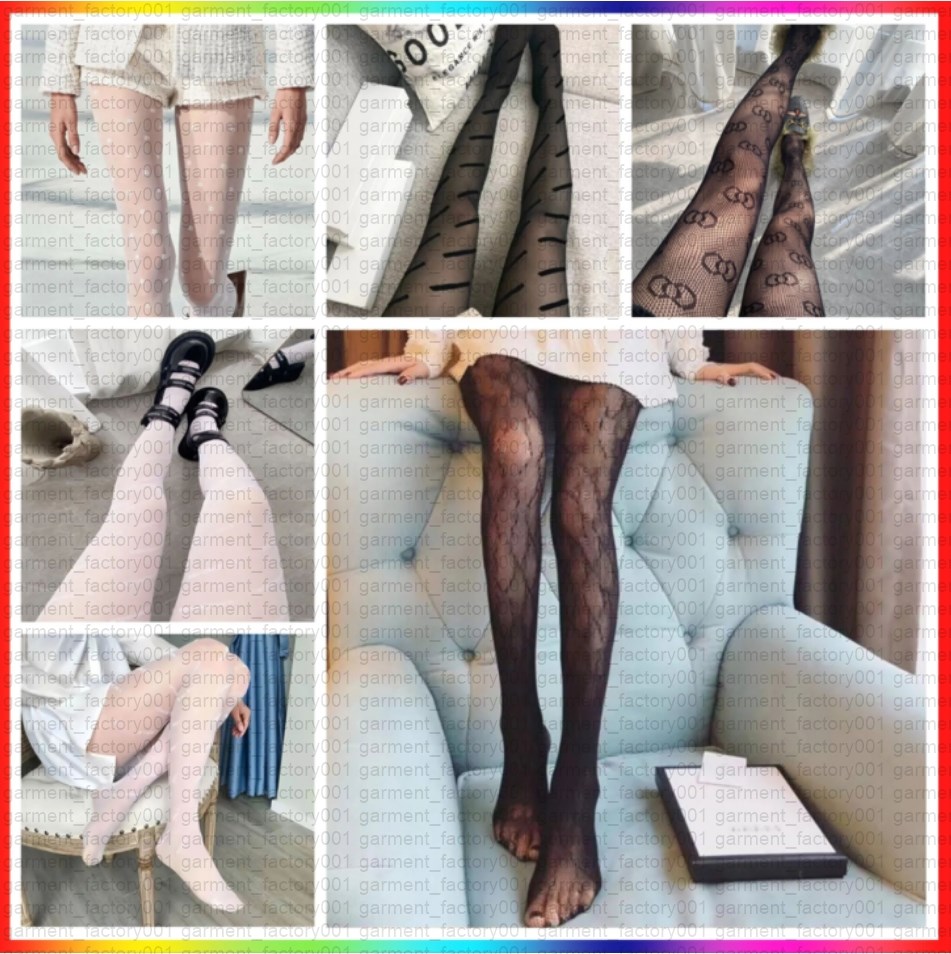 5A 2025 Designer Socks For Women Sexy letter Stocking Stockings Fashion Luxurys Breathable Designers Leg Tights Womens Sexy Sexy Lace Stocking Letter Printed