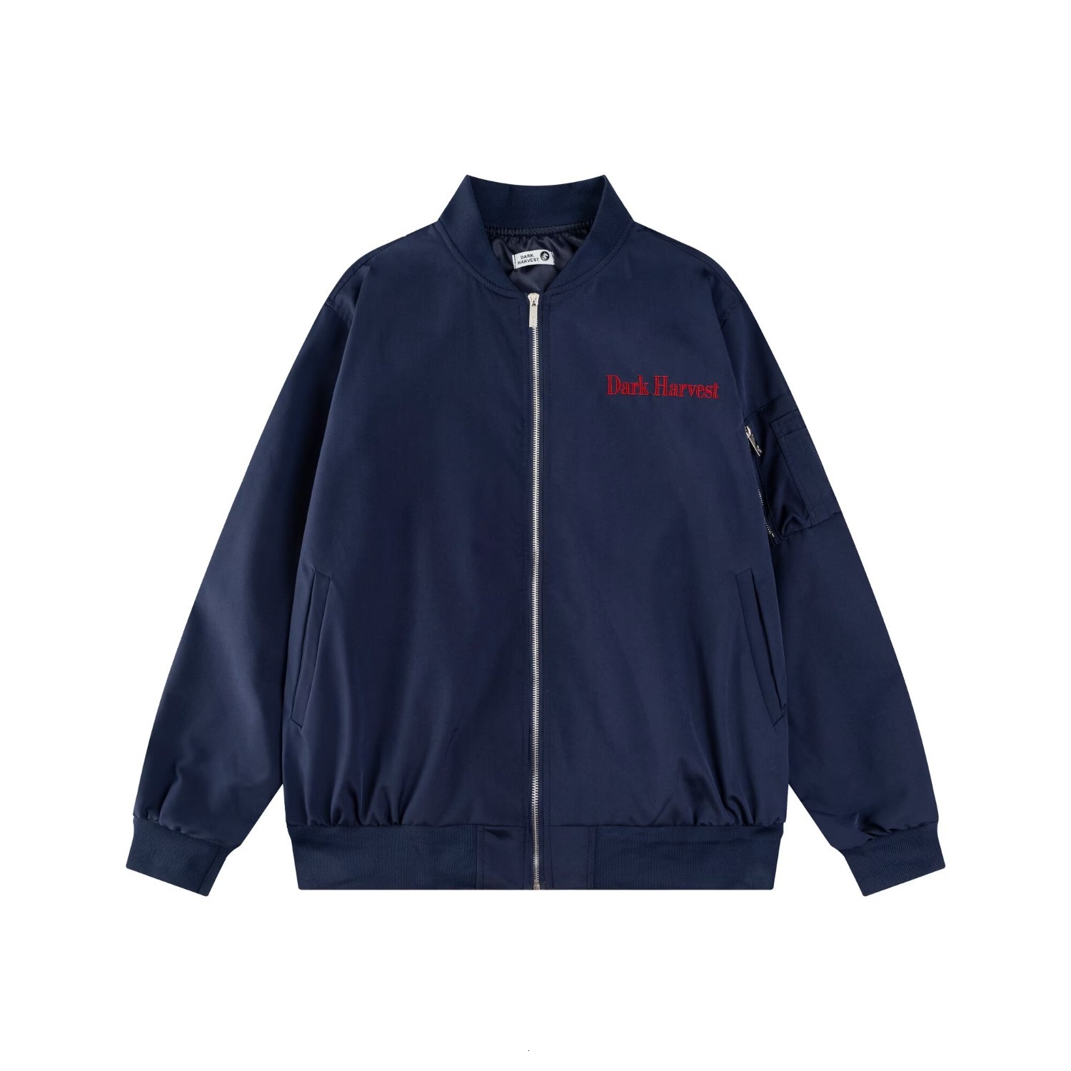 2025 Stand Collar Men's Jacket Autumn American High Street Designer Coat Fashion Brand Korean Style Trendy Loose Coat