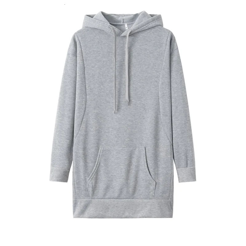 Selling Womens Solid Color Pullover Hooded Loose Long Sleeved Thickened Hoodie for Women 251030