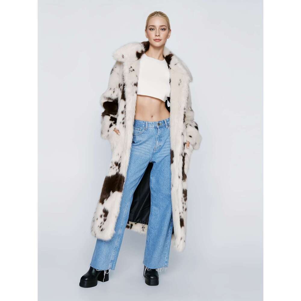 Fake Coat Women S Elegant Fake Rabbit Fur Long Formal To Casual Outerwear With Door Closure Non Stretchy Coat For Parties Office Everyday Outfits