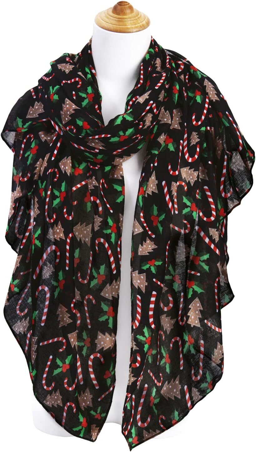 Custom Christmas gifts Fashion Scarf Women Lightweight Scarves Shawl Wrap for Spring Summer Winter