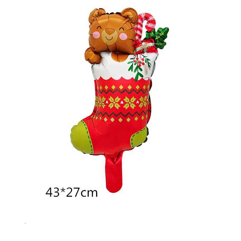 10pcs Mini Christmas Foil Balloons Santa Claus Snowman Elk Balloon Kids Birthday Christmas Decoration Navidad New Year Supplies C251030