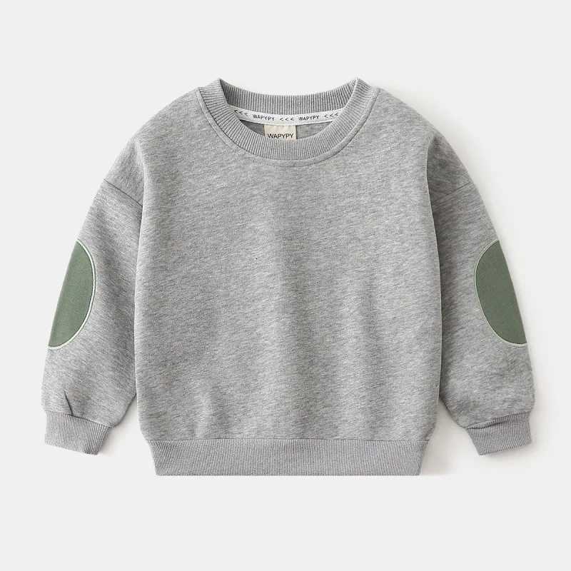 Autumn Children Boys Sweatshirt Kids Spring Round Collar Casual Long Sleeve Tops Toddler Fashion Vintage Streetwear PulloverT251030