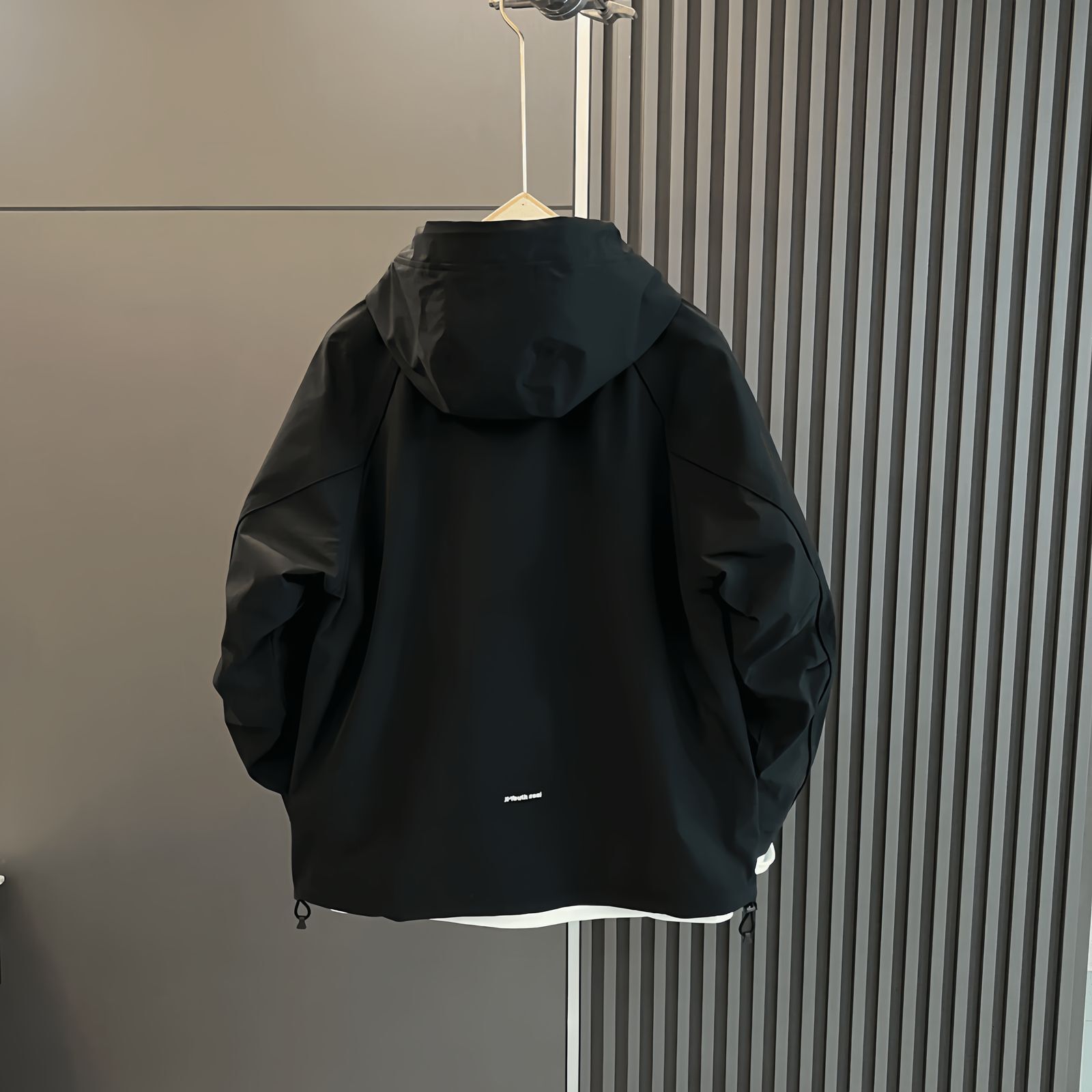 Men's Spring And Autumn Jacket American Style Hooded Designer Coat Casual Loose Workwear Jacket Trendy