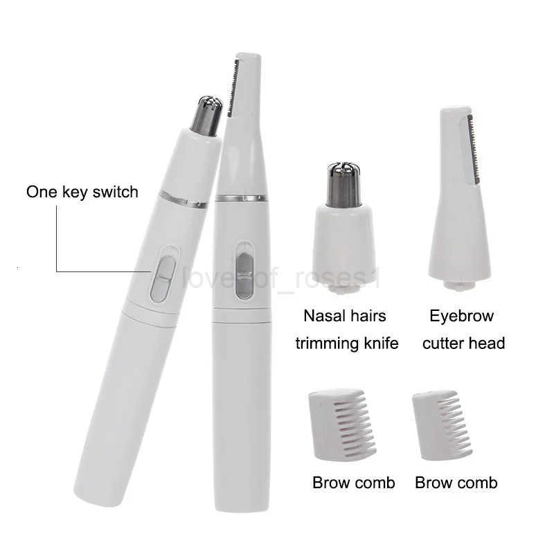 Multifunctional Electric Nose Trimmer Nose Hair Cut Clipper Eyebrow Trimer For Men Women Beauty Tool Safe Lasting Face Care Tool Z251030
