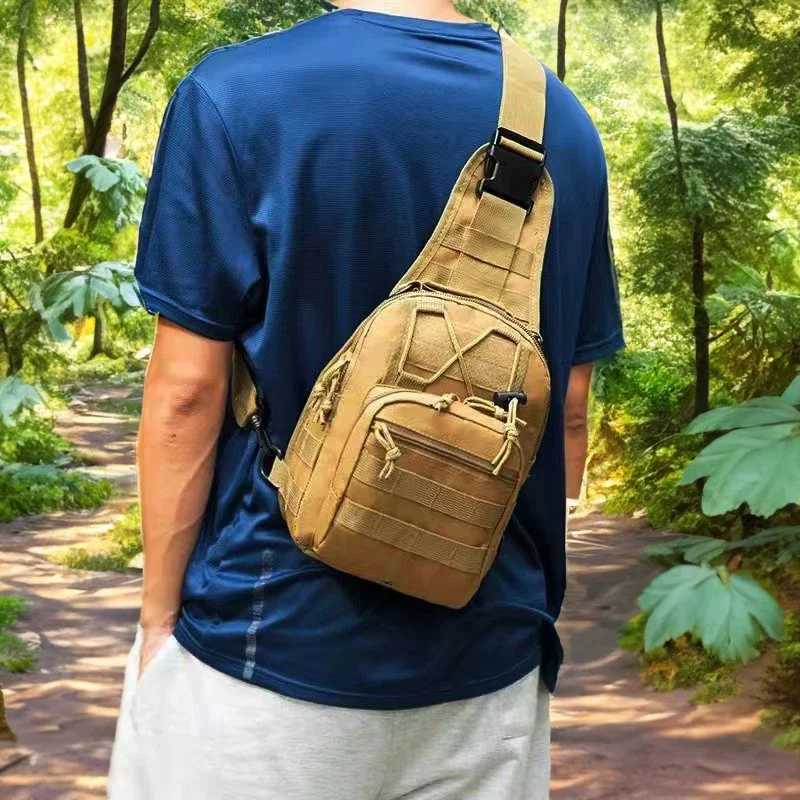 Tactical Assault Pack Sling Backpack Waterproof EDC Rucksack Bag for Outdoor Hiking Camping Hunting Trekking Travelling H251029