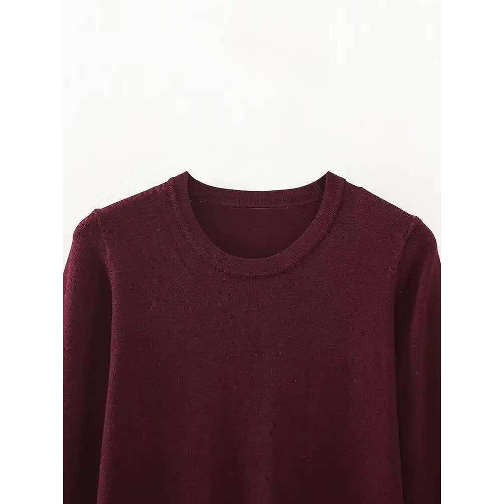 Women Winter New Fashion Casual Multi-Color Knitted Pullover Chic Round Neck All-Match Button Long Sleeve Sweater Muje Designer Sweater Women Bear Swe